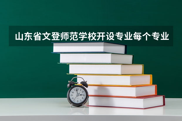 山东省文登师范学校开设专业每个专业招多少人