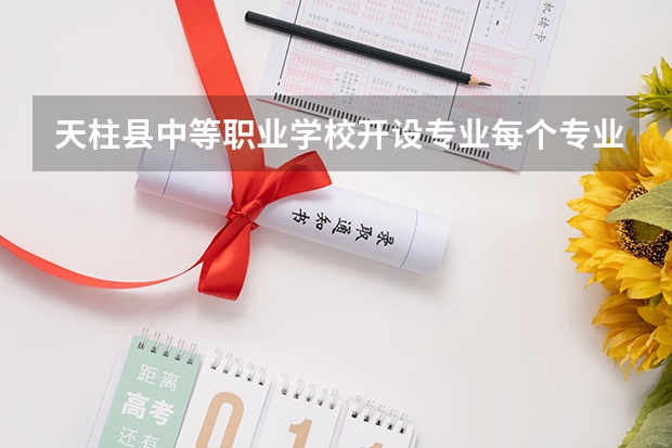 天柱县中等职业学校开设专业每个专业招多少人