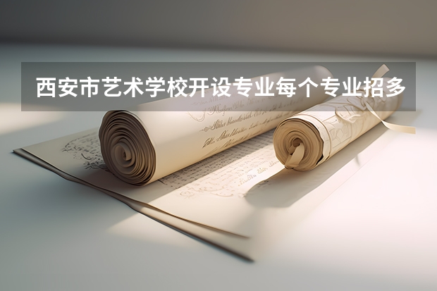 西安市艺术学校开设专业每个专业招多少人