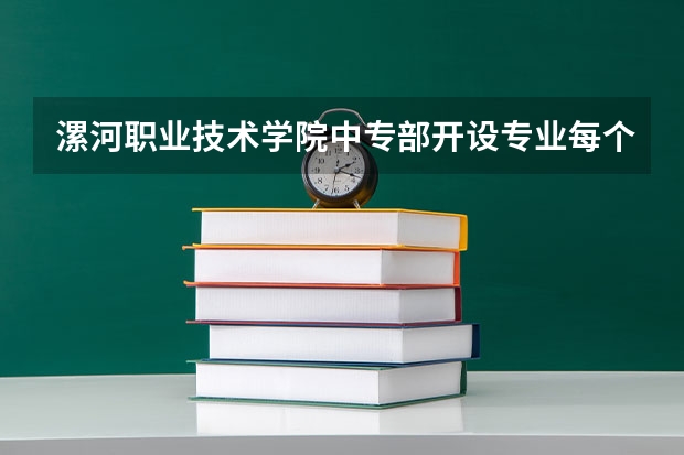 漯河职业技术学院中专部开设专业每个专业招多少人