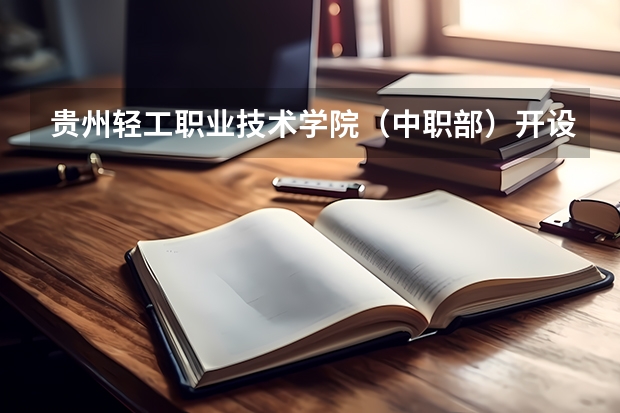 贵州轻工职业技术学院（中职部）开设专业每个专业招多少人