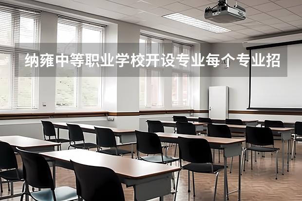 纳雍中等职业学校开设专业每个专业招多少人