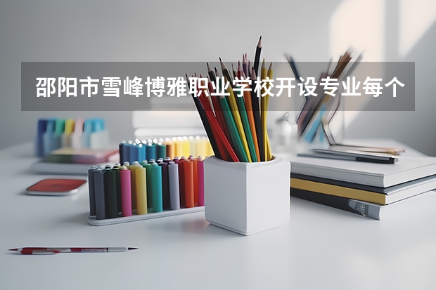 邵阳市雪峰博雅职业学校开设专业每个专业招多少人
