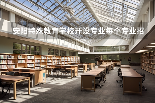 安阳特殊教育学校开设专业每个专业招多少人