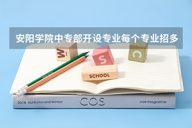 安阳学院中专部开设专业每个专业招多少人