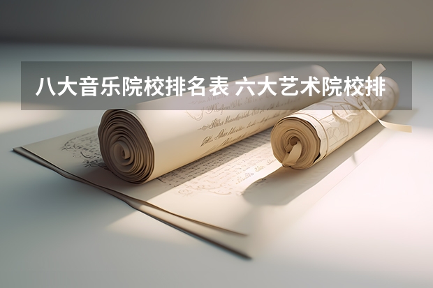 八大音乐院校排名表 六大艺术院校排名