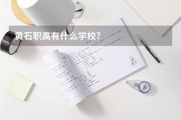 黄石职高有什么学校?