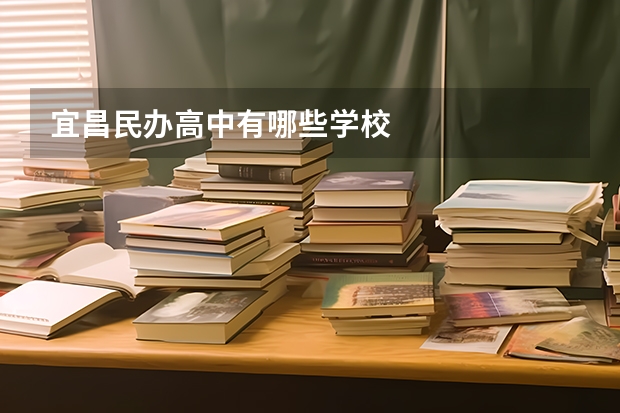 宜昌民办高中有哪些学校