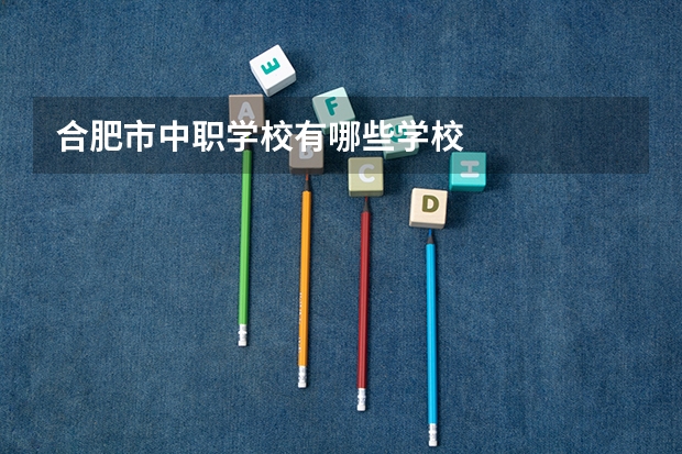 合肥市中职学校有哪些学校