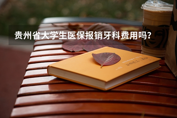 贵州省大学生医保报销牙科费用吗?