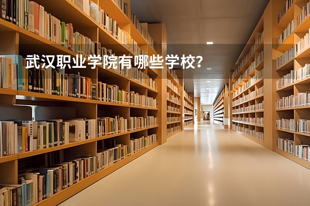 武汉职业学院有哪些学校？