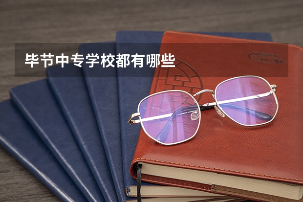 毕节中专学校都有哪些