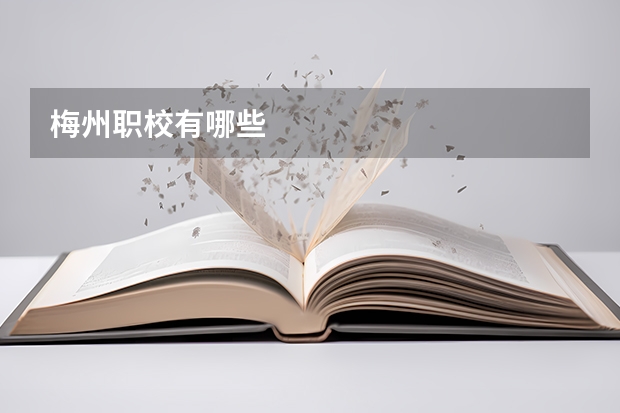 梅州职校有哪些