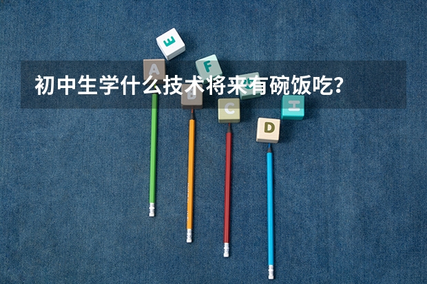 初中生学什么技术将来有碗饭吃？