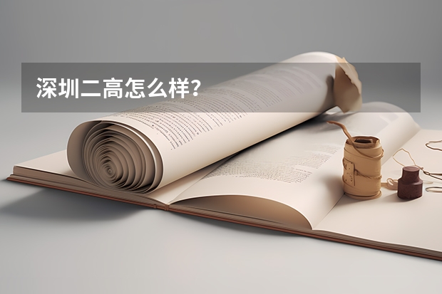 深圳二高怎么样？