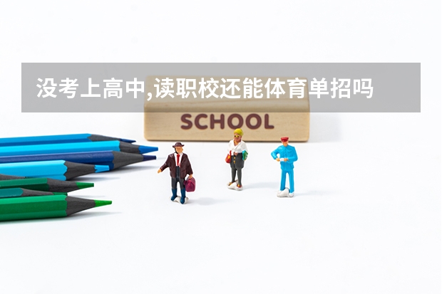 没考上高中,读职校还能体育单招吗 望各位 提多点建议 我是初中体育生 没考上高中 走体育还可以吗？