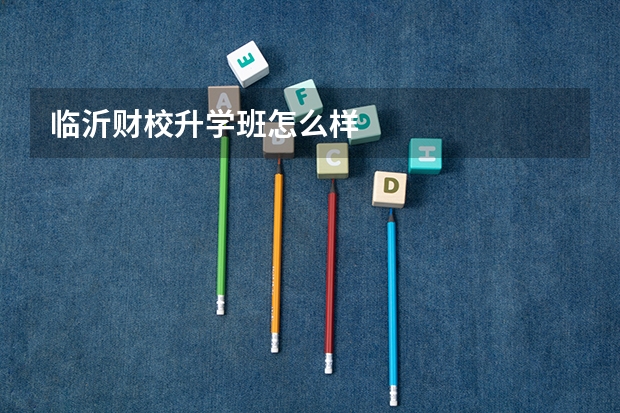 临沂财校升学班怎么样