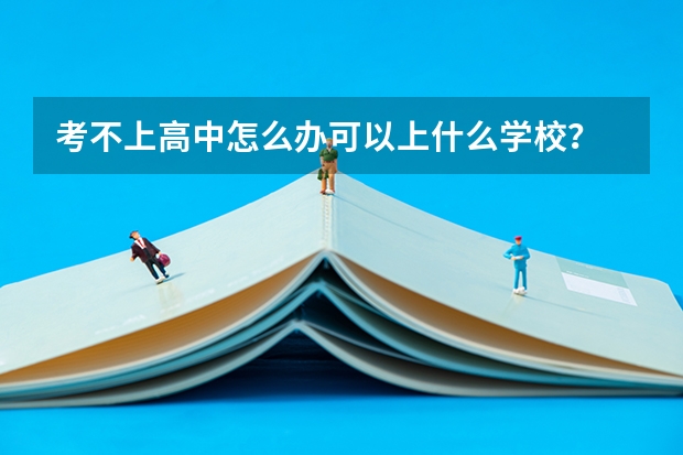 考不上高中怎么办可以上什么学校？