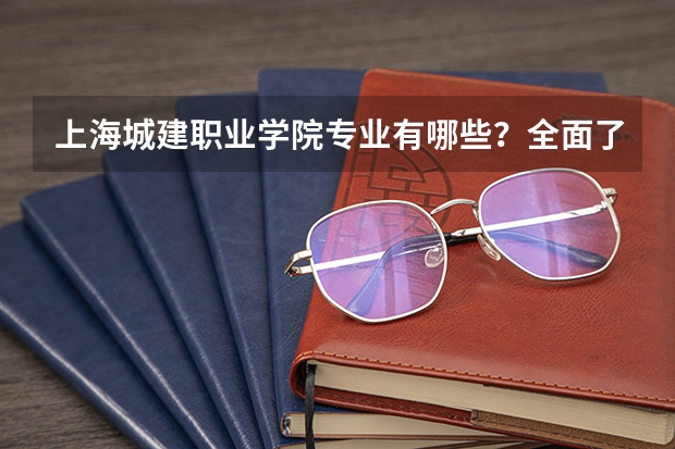 上海城建职业学院专业有哪些?全面了解这里的学业?