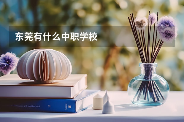 东莞有什么中职学校